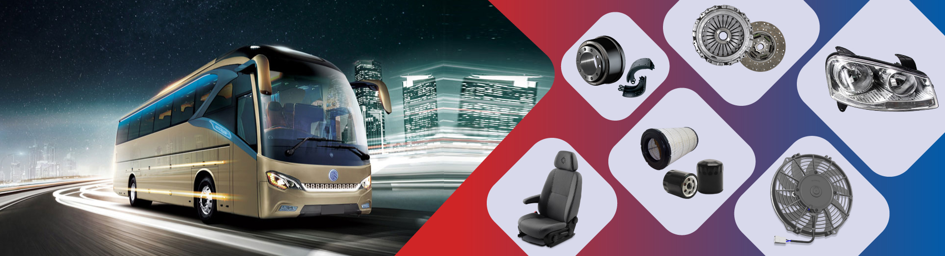 Golden Dragon bus spareparts